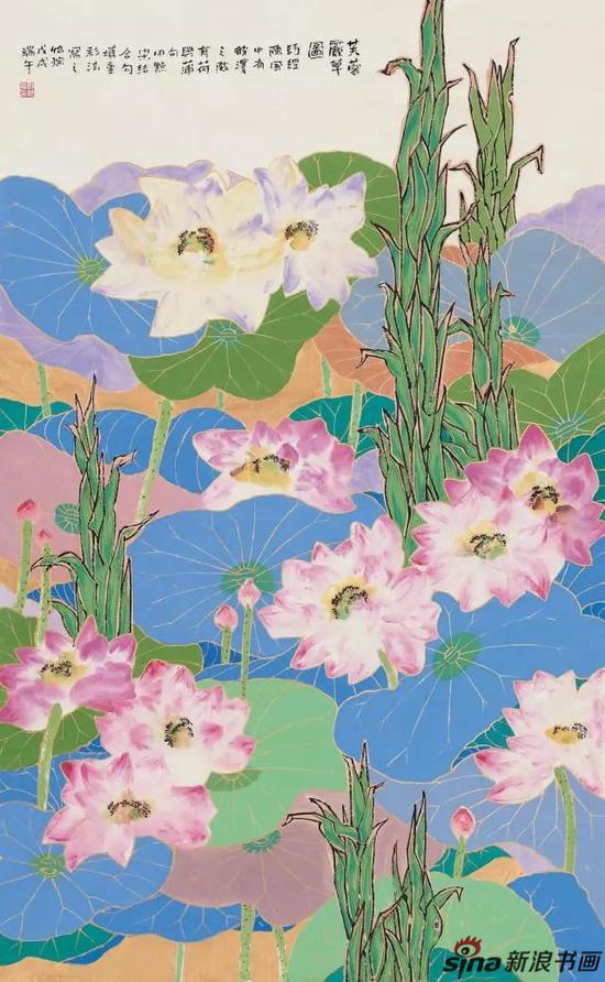 芙蓉丽草图 192cm x 120cm 郭怡孮