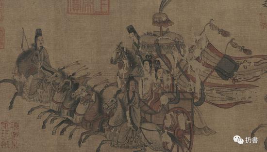 东晋 顾恺之《洛神赋图》卷(细节)