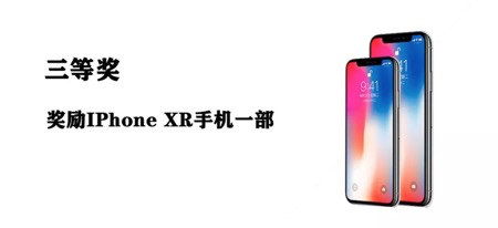 奖励IPhone XR一部；比赛获奖荣誉证书