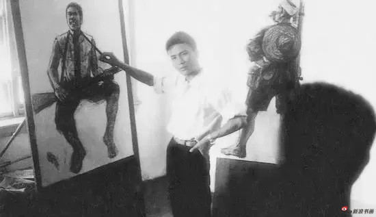 1967年，陈醉为革命历史画创作画模特儿