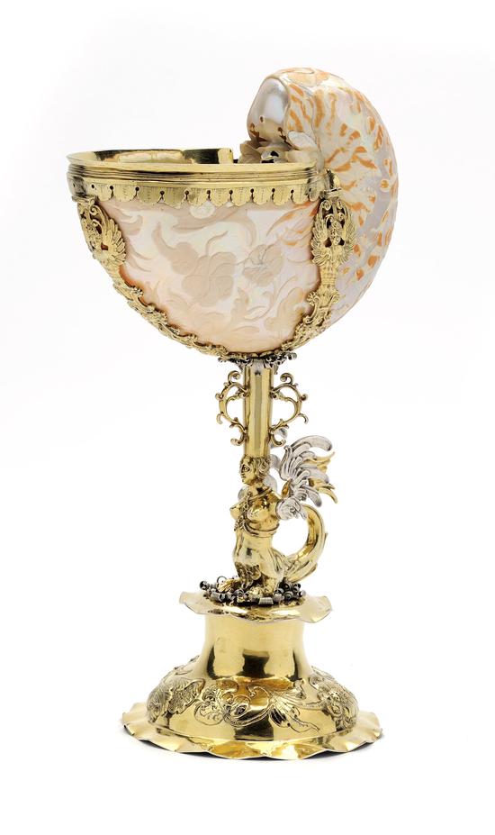 COURT NAUTILUS CUP FROM KNUTSTORP CASTLE