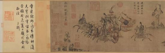 东晋 顾恺之《洛神赋图》卷(局部)