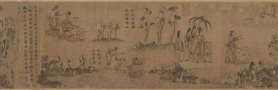 东晋 顾恺之《洛神赋图》卷(局部)
