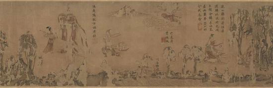 东晋 顾恺之《洛神赋图》卷(局部)