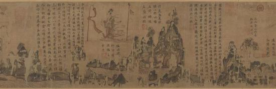 东晋 顾恺之《洛神赋图》卷(局部)