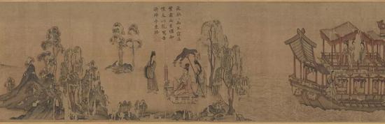 东晋 顾恺之《洛神赋图》卷(局部)