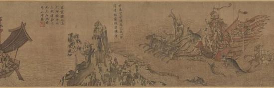 东晋 顾恺之《洛神赋图》卷(局部)