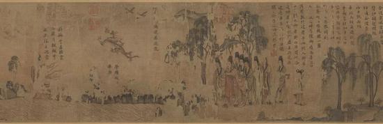东晋 顾恺之《洛神赋图》卷(局部)