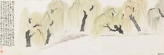 秋园印象二 ,30x90