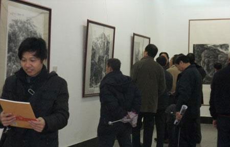 福州画展现场