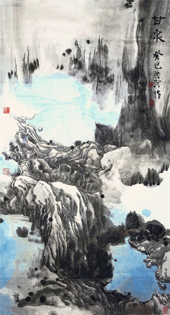 陆沉,甘泉180_97cm 2013年-