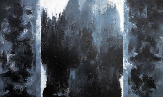 《中堂-3》60×100cm 布面丙烯 2015