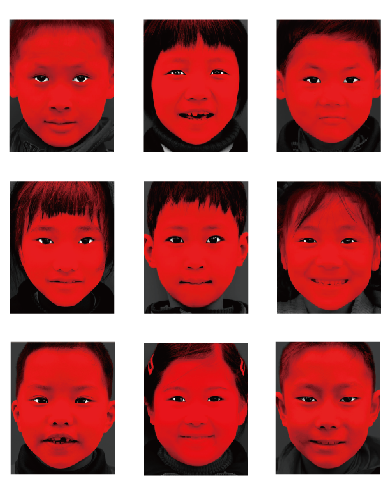 王小慧（Red Child， 66x 55cm x9， Pigment Print， 2007）