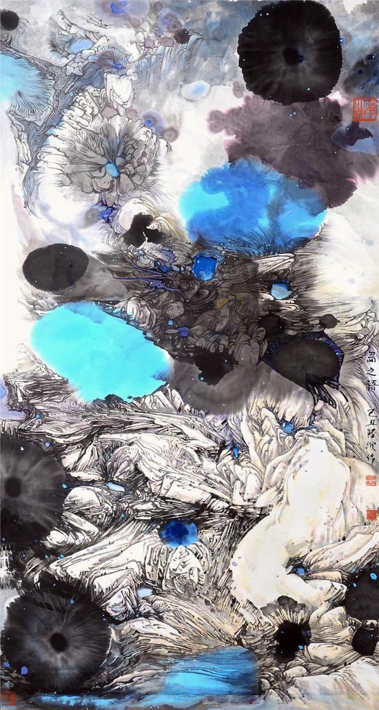 陆沉,岛之语180_97cm 2009年-