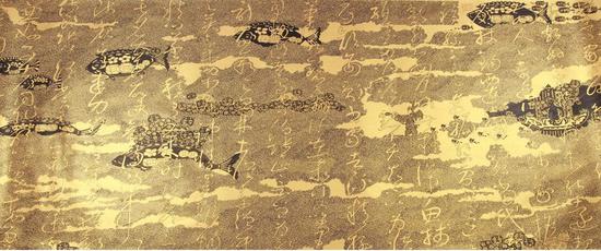《洞庭之东 江水西 》国画工笔 金笺纸本 104X180cm 2011年