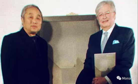 刘万民及瑞士驻华大使 | Liu Wanmin and the Ambassador of Switzerland to China