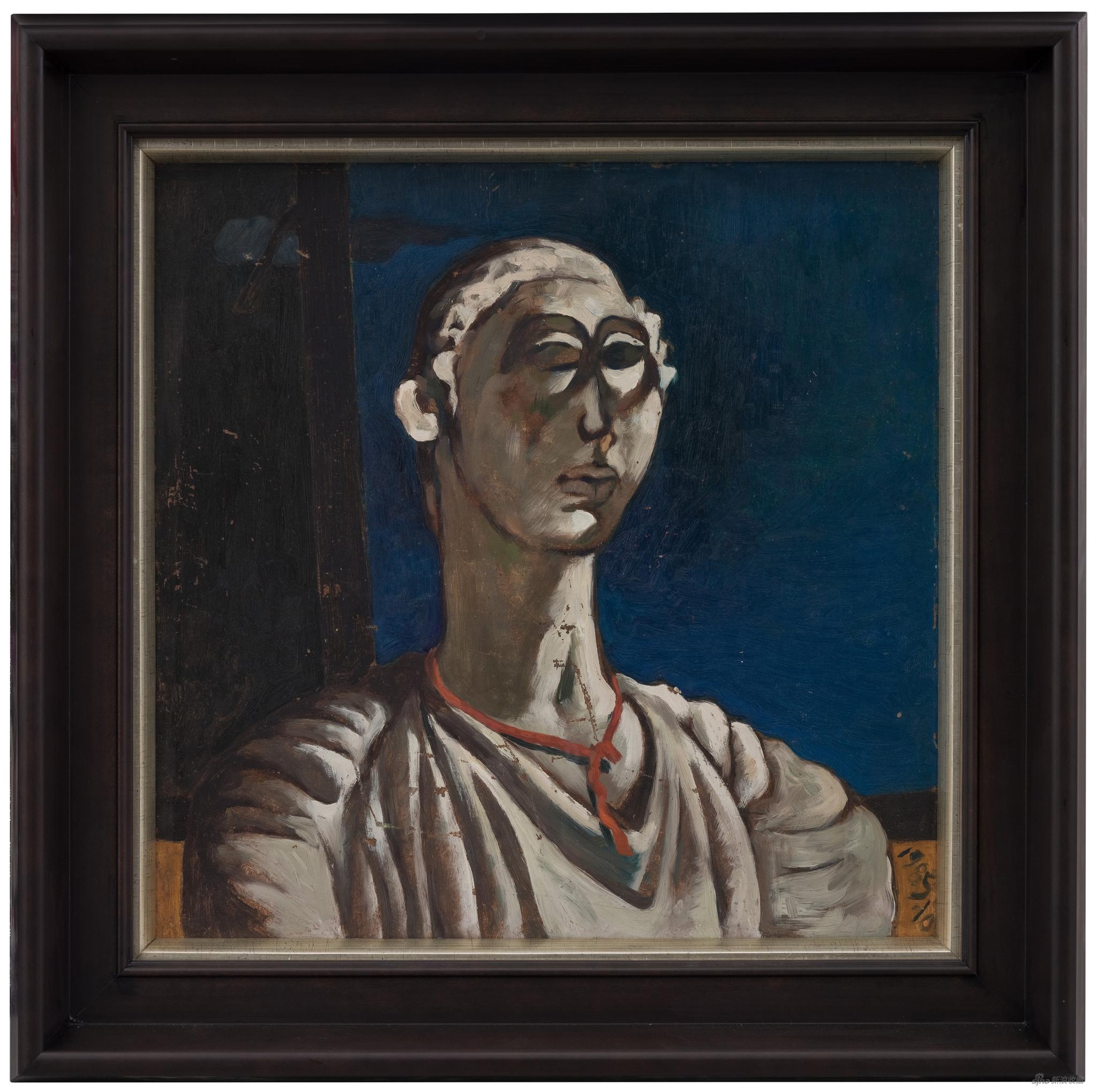 《无题》,布面丙烯,50 x 50 cm,1985