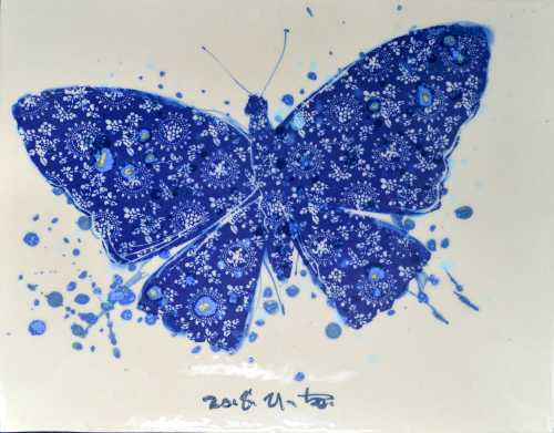 瓷爱生命瓷板系列03 尺寸：37cm x 46cm