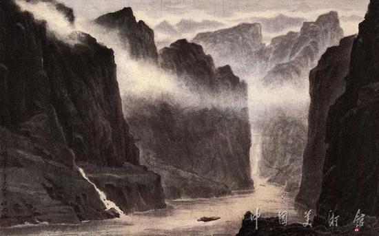 雨后夔门,伍必端,1992