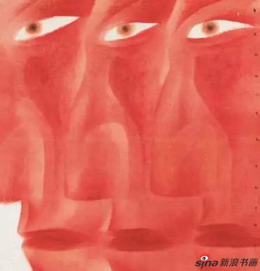 卢甫圣《克隆》，水墨设色，192×178cm，2013年