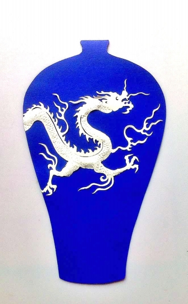 梅瓶剪纸
