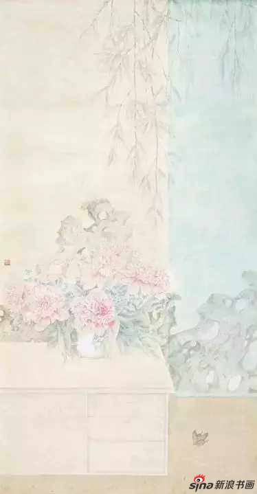 《蝶恋花》136×68cm