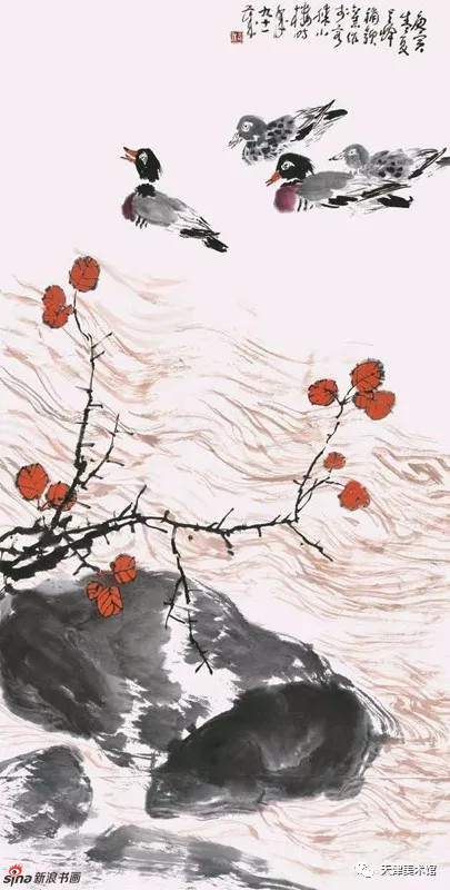 孙其峰 | 秋江图 138cm×68cm