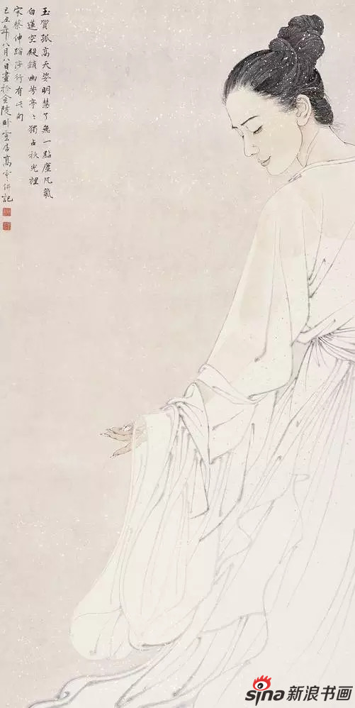 《了无一点尘凡气》 136cm×68cm