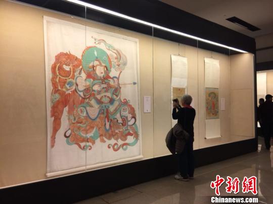 图为展览现场。　钟欣 摄