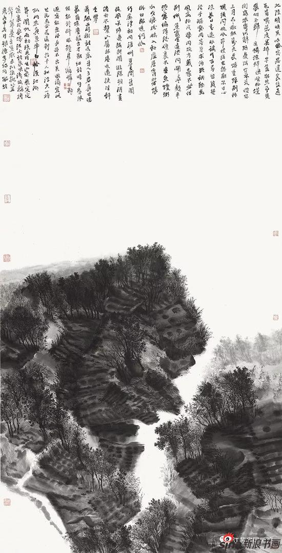 �ņ� ��ɽˮ��138cm��69cm 2016��