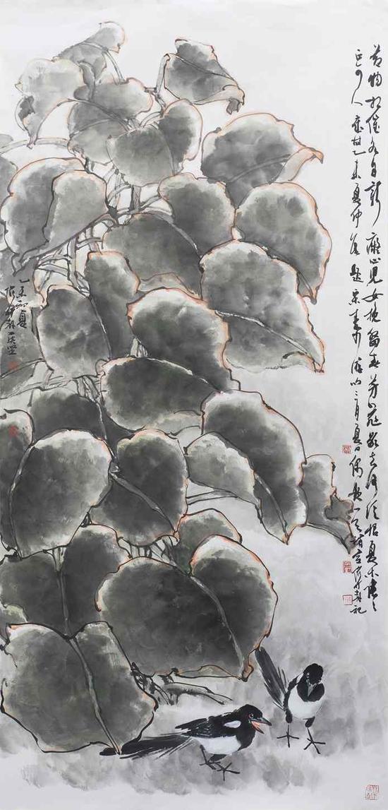 夏木阴阴正可人 138×68cm