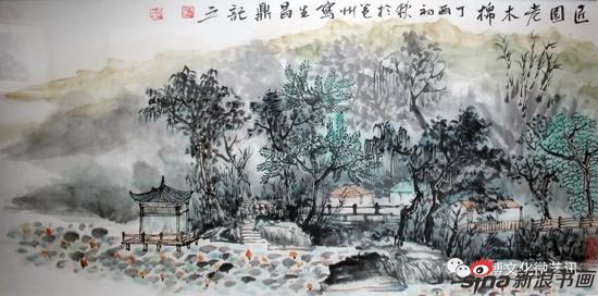 石昌鼎《匠园老木棉》