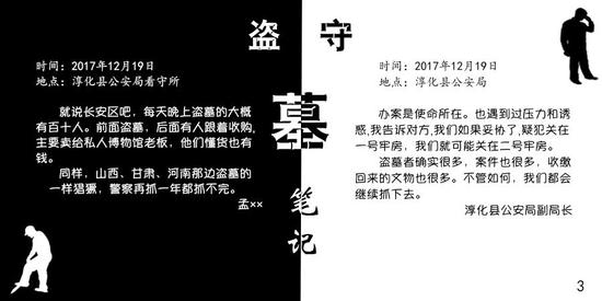 图表:《盗/守墓笔记》三