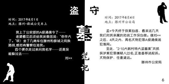 图表：《盗/守墓笔记》六