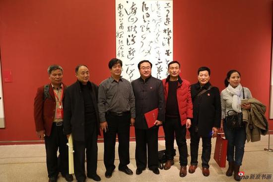 “沈门七子书法展”展览现场