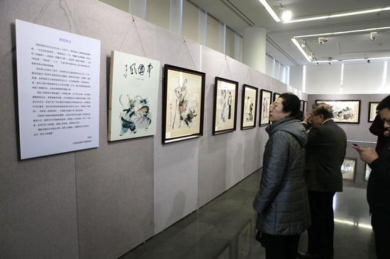 画展现场(摄影:宋义东)