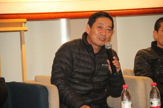 中国油画院画家，办公室副主任王殿华先生致辞