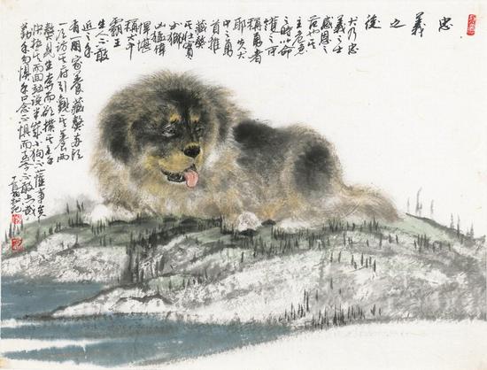 忠义之后 45×34cm