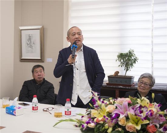 艺术家、中央美术学院版画系主任、博导、国际学院版画联盟主席、中国美术家协会版画艺委会副主任王华祥先生致辞