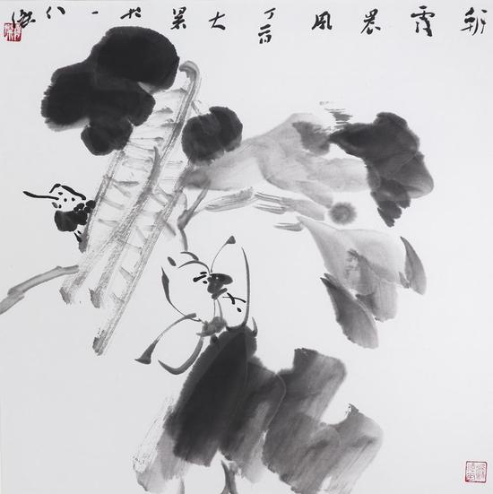 朝露晨风 66×66cm