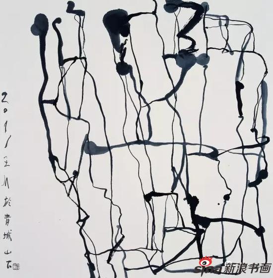 王川 No 8 纸本水墨 69x69cm 2011