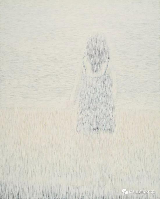 喜欢冰激凌的小女孩 150x120cm 布面油画 2013年