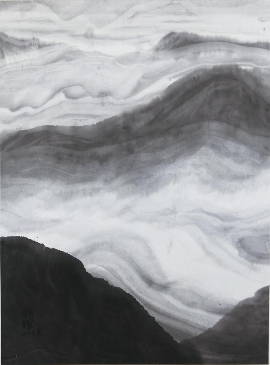 灵山系列,75x52cm, 2013