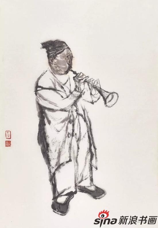 梁占岩丨汉中人物之三 68×100cm