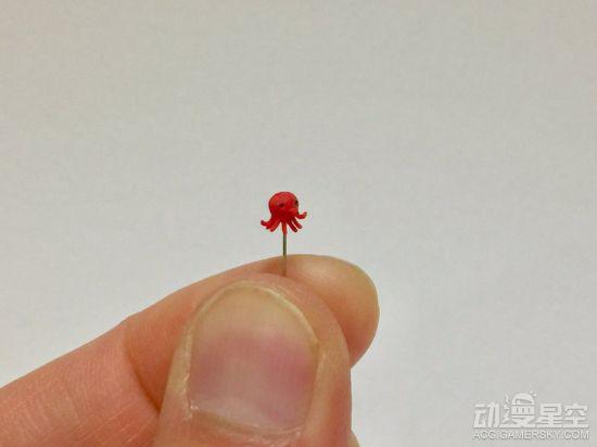 日本大神自制微型粘土：2mm超小熊猫 细节保留完美