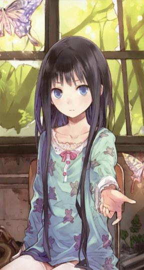 神秘而优美!盘点动漫中的黑长直美少女