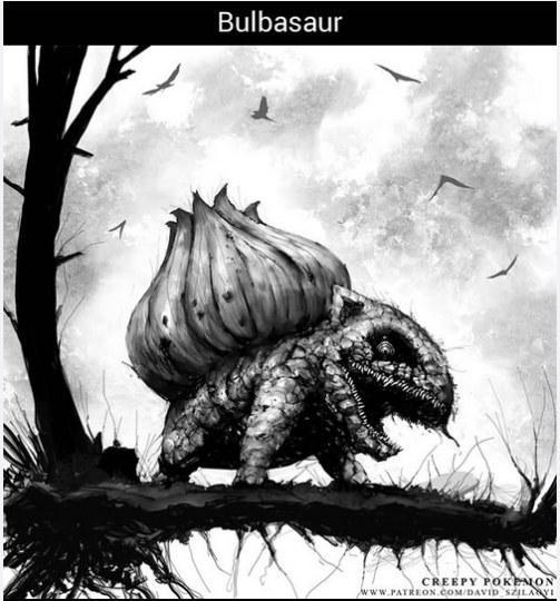 毁童年!暗黑系《精灵宝可梦》出炉