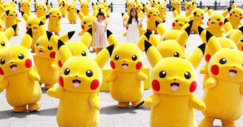 1000只皮卡丘湿身大作战 优酷携中日网红打造
