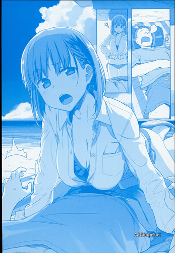 严寒冬日的夏季泳装福利,《月曜日のたわわ》第 7 话爱酱微妙的泳装福利回
