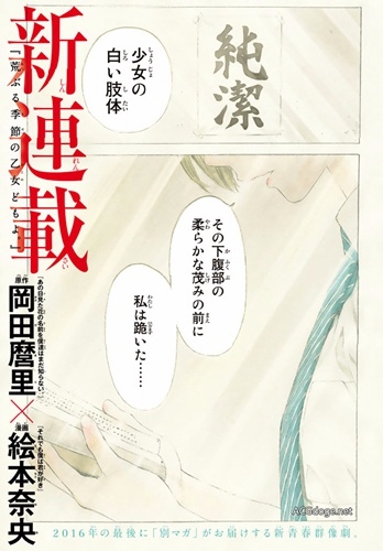 咸湿百合花盛开?冈田麿里原案漫画《荒芜季节的少女们》正式连载